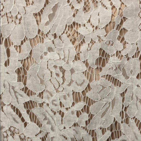 Eliza J White Lace Overlay Cold Shoulder Dress - Picture 7 of 7